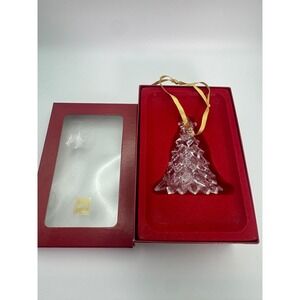 NEW Mikasa Heavenly Music Crystal Christmas Tree Bell Ornament SN 090/535